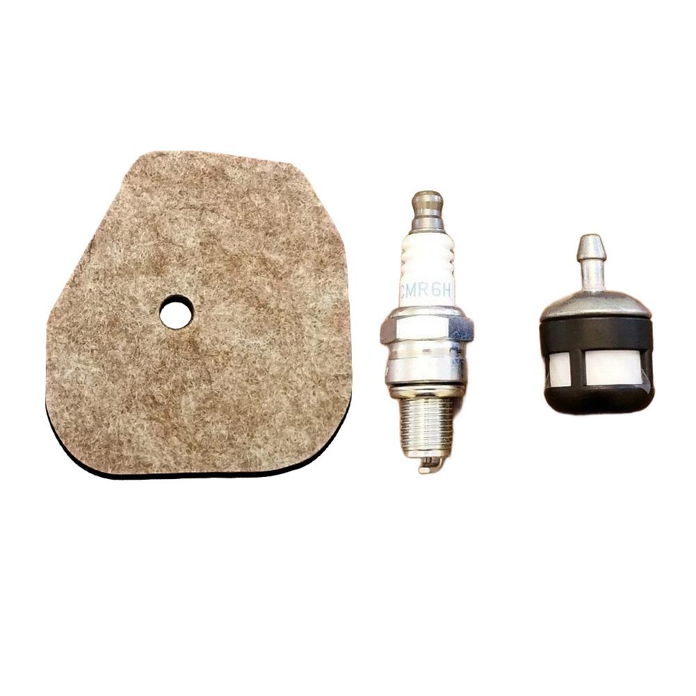 TuneUp Kit for HS46 and For HS56 with Air Filter Fuel Filter and Spark 42421201800 Compatible Replacement Parts