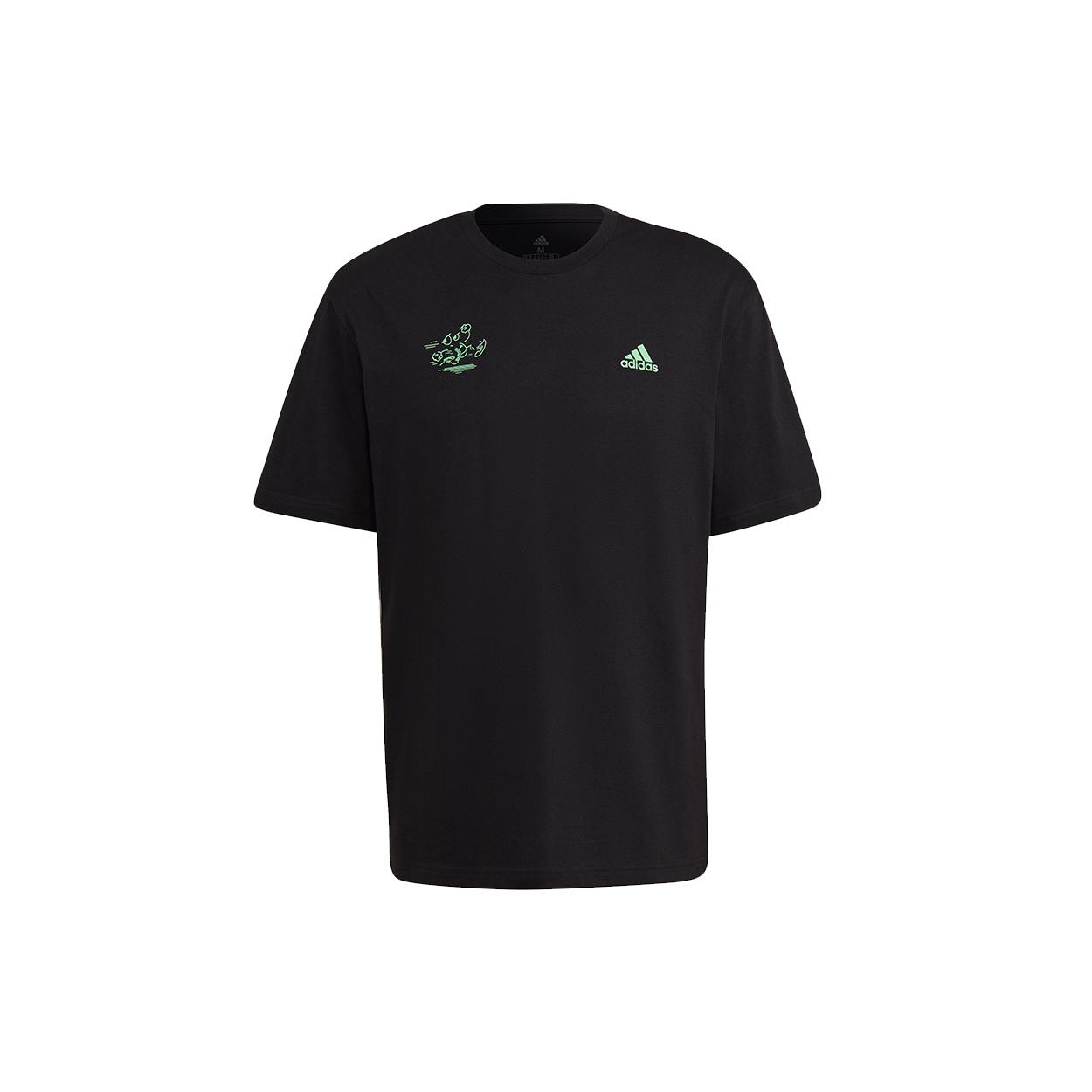 Мужская футболка для бега Adidas Черная GV1348 XXL