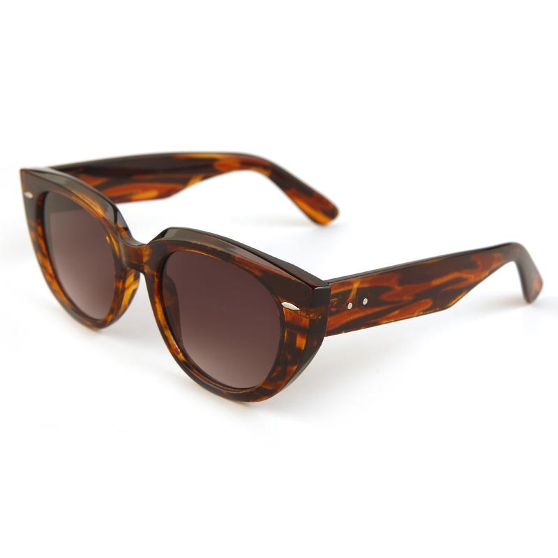 Cat's eye model women's sunscreen sunglasses trendy cool men driving UV protection sunglasses export
