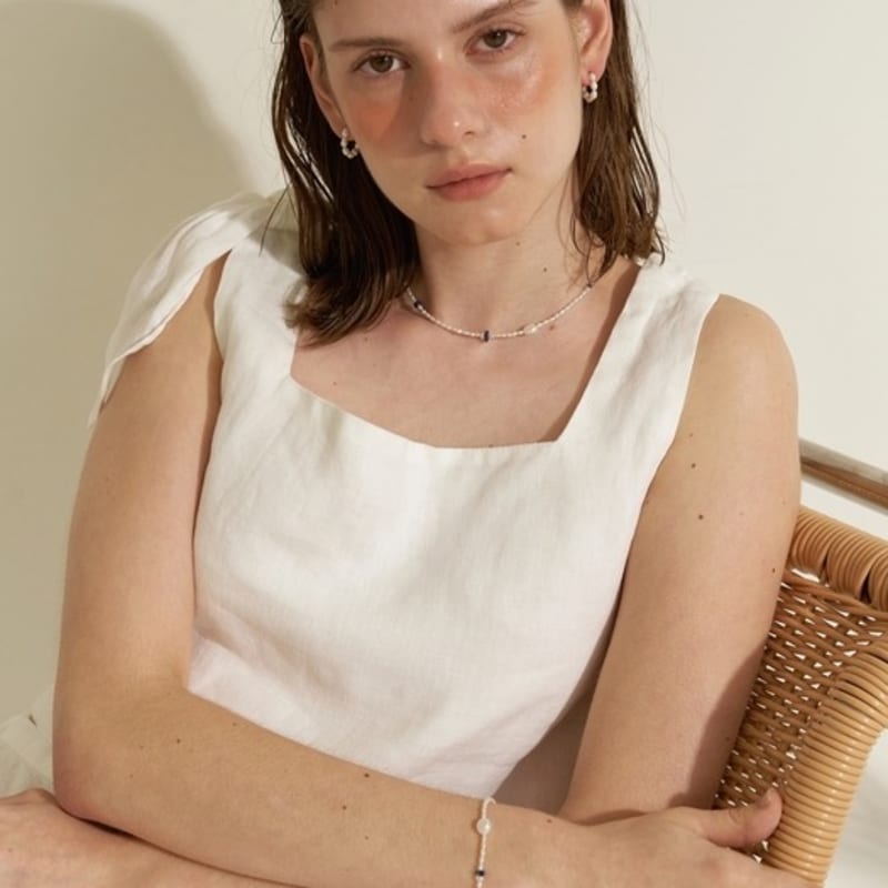 LOVE ME MONSTER Pearl & Blue Sea Bracelet