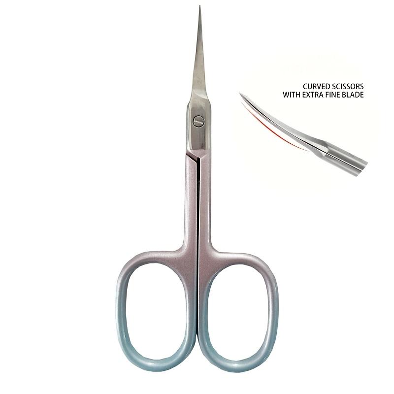 Stainless Steel Russian Dead Skin Scissors Ultra-Thin Curved Nail Care Cutting Tool