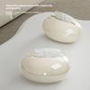 Creative Imitation Pebble Desktop Tissue Box Art Advanced Extractable Living Room Coffee Table Tissue Box Storage Art Decoration