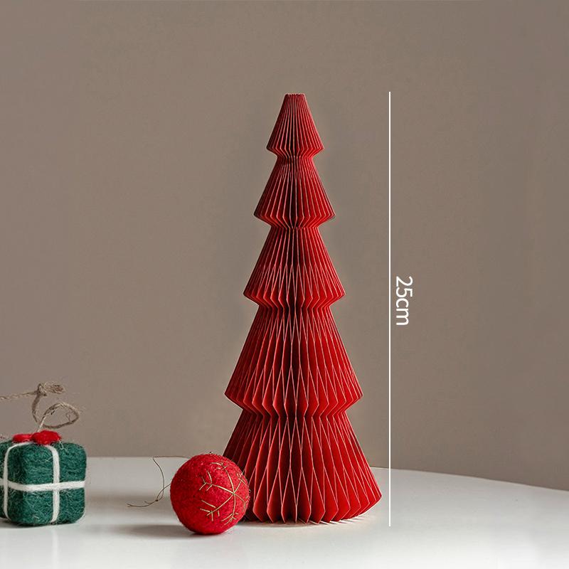 Faltbare Weihnachtsmann-Ornamente 3D Papierwaben-Weihnachtsparty-Requisiten 2026 Festival Schreibtisch DIY Bastelarbeit