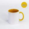 Zweifarbige Keramiktasse mit individuellem Logo, Sublimationsdruck, mit Geschenkbox