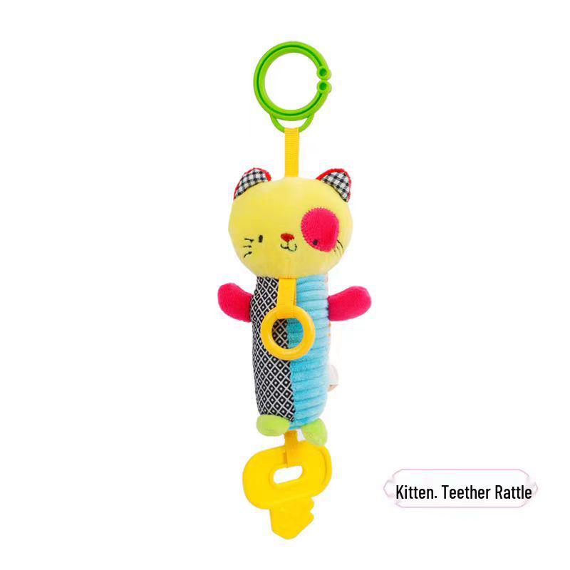 Baby Stroller Pendant Wind Chime with Small Animal Design - Pacifier Doll Theme