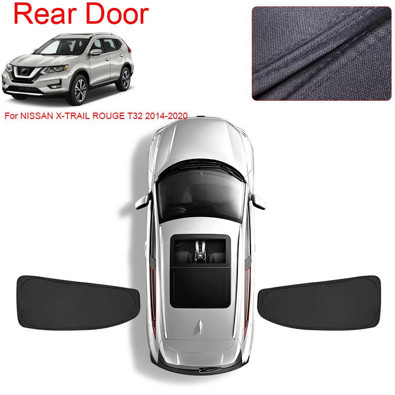 Car Black Windows Privacy Sunshade For NISSAN X-TRAIL ROUGE 2014-2026 Anti-UV Heat Insulation Protect Cover Interior Accessories