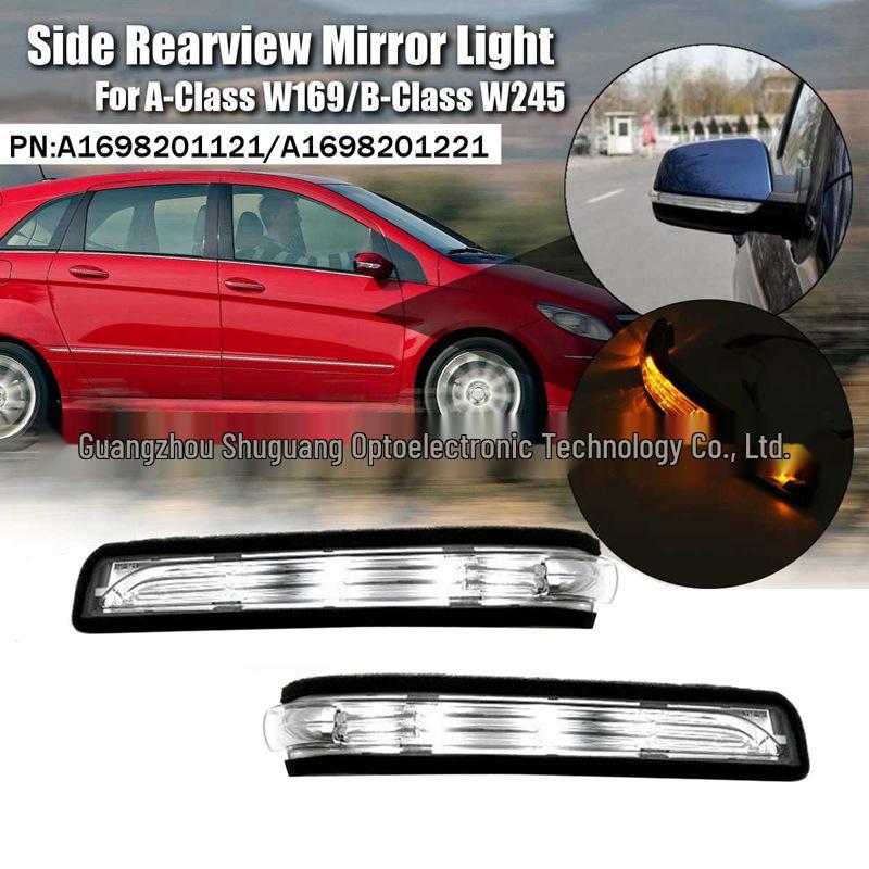 

Rearview Mirror Turn Signal Light for Mercedes-Benz W169 A180, A200, W245 B180, B200 Left