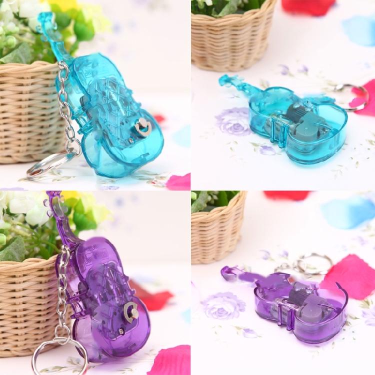 Elegant Small Violin Music Box Keychain Elegant Key Ornament Suitable for Art Lovers and Stylish Home Decorations
