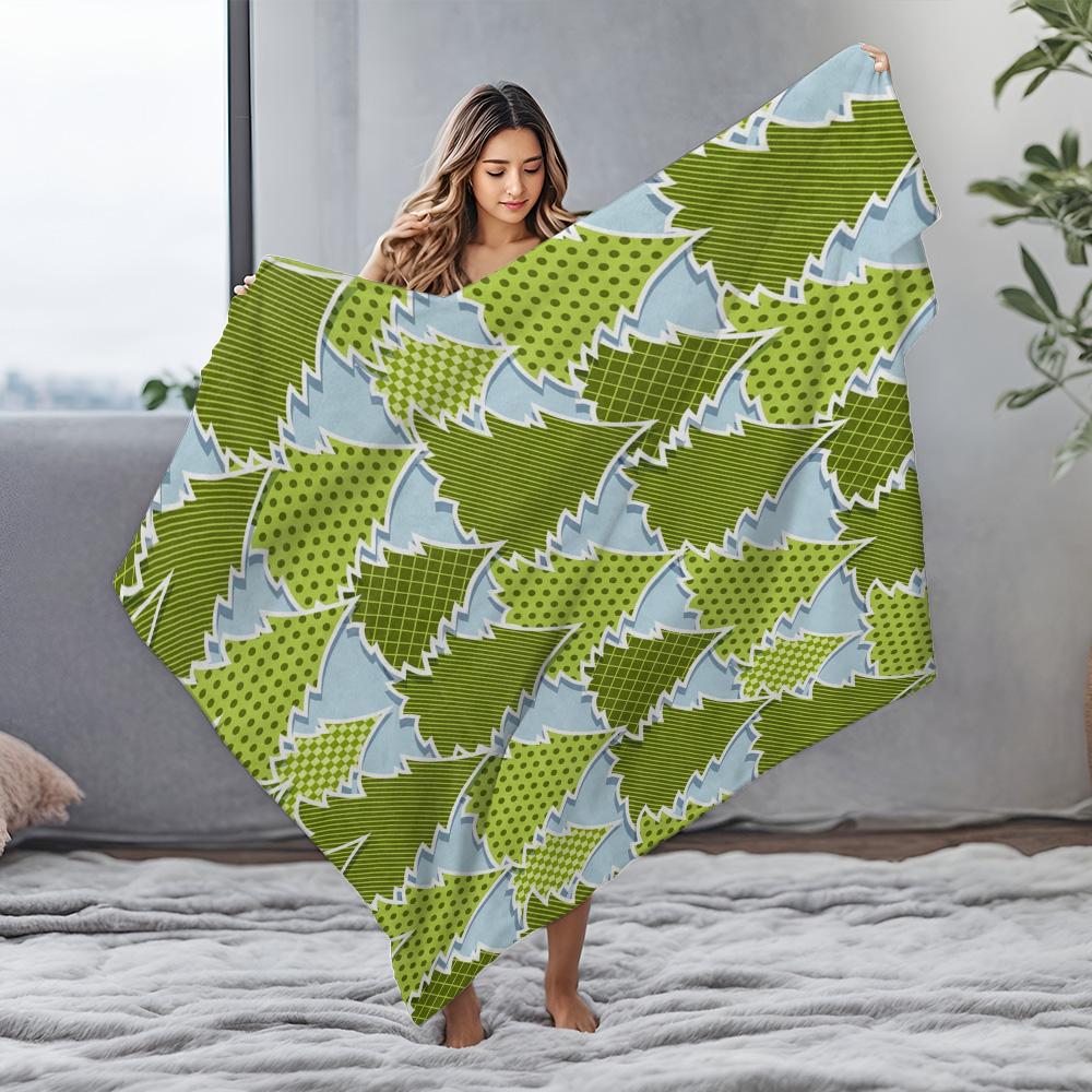 Cozy Throw Blanket Soft Warm Decorative Flannel Fleece Blanket Bedspread for Couch Living Room Bedroom Home Decor Gift