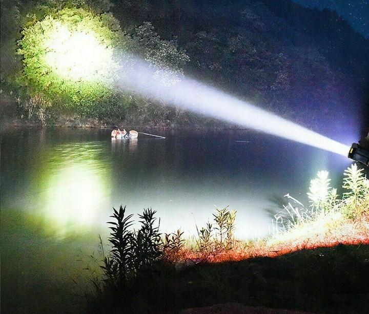 Latarka Turystyczna Solarna Akumulatorowa 8X Led
