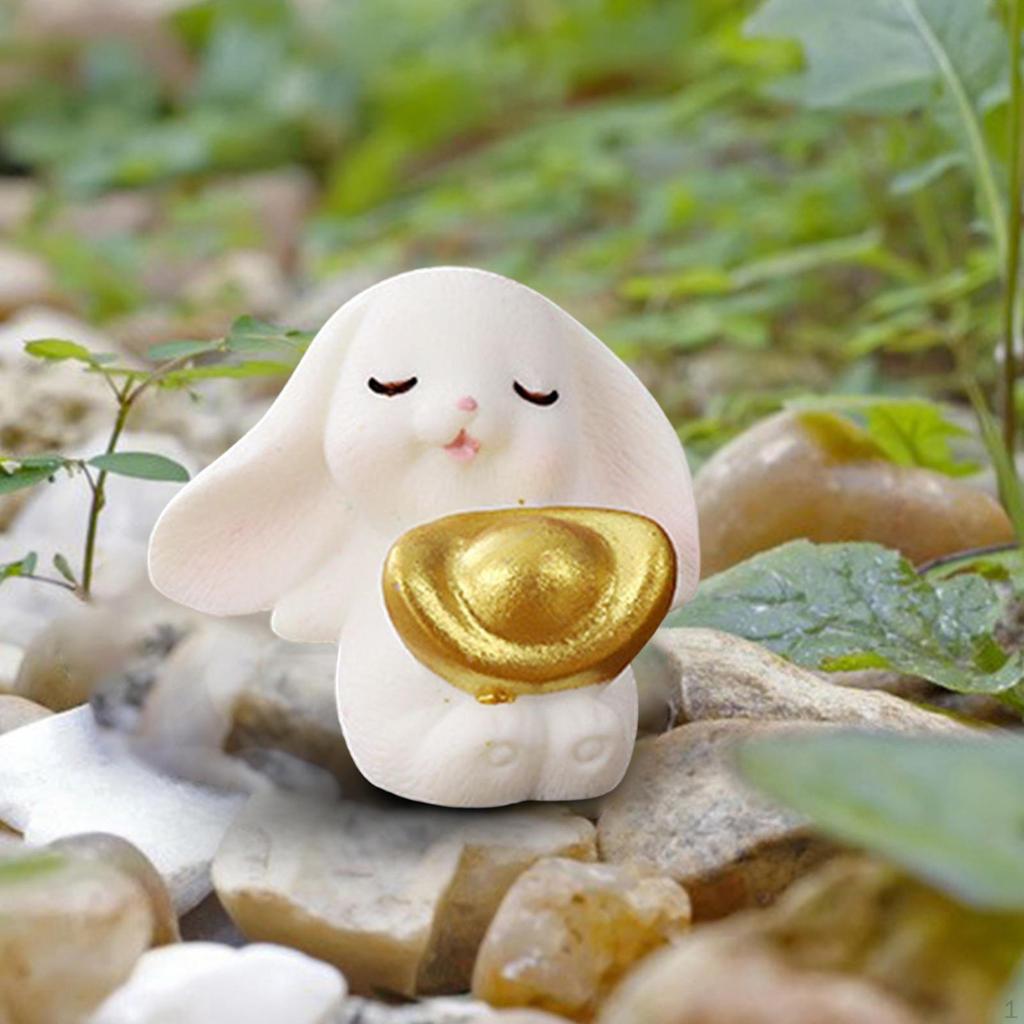 Statue Desktop Ornament Landscape Sculpture for Spring Festival Decor Birthday Gift