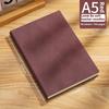 Vintage A5 Leather Notebook With Personalized Soft Cover For Business Meetings And College Life