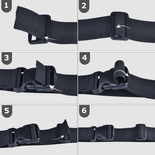 YAPJEB Suitcase Strap, Cargo Tie-Down Strap, Secures Luggage, Packing Band, Prevents Loads from Slumping, One-Touch Adjustable, Multi-Purpose, Typhoon
