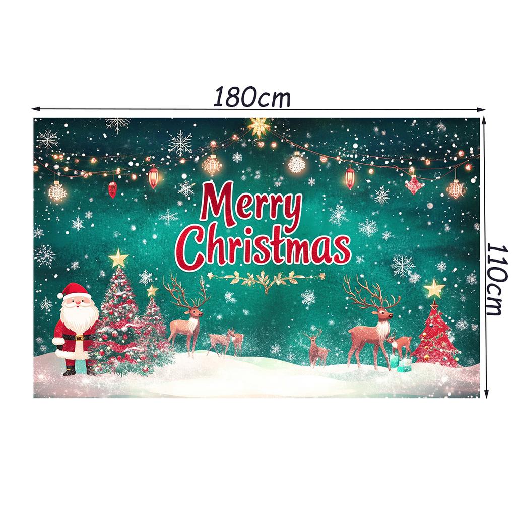 Merry Christmas Banner Christmas Home Decoraton 2025 Cristmas Party Decor Xmas Photography Background Props Happy New Year 2026