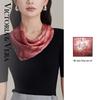 VICTORIA&VERA Spring/Summer Mulberry Silk Printed Scarf