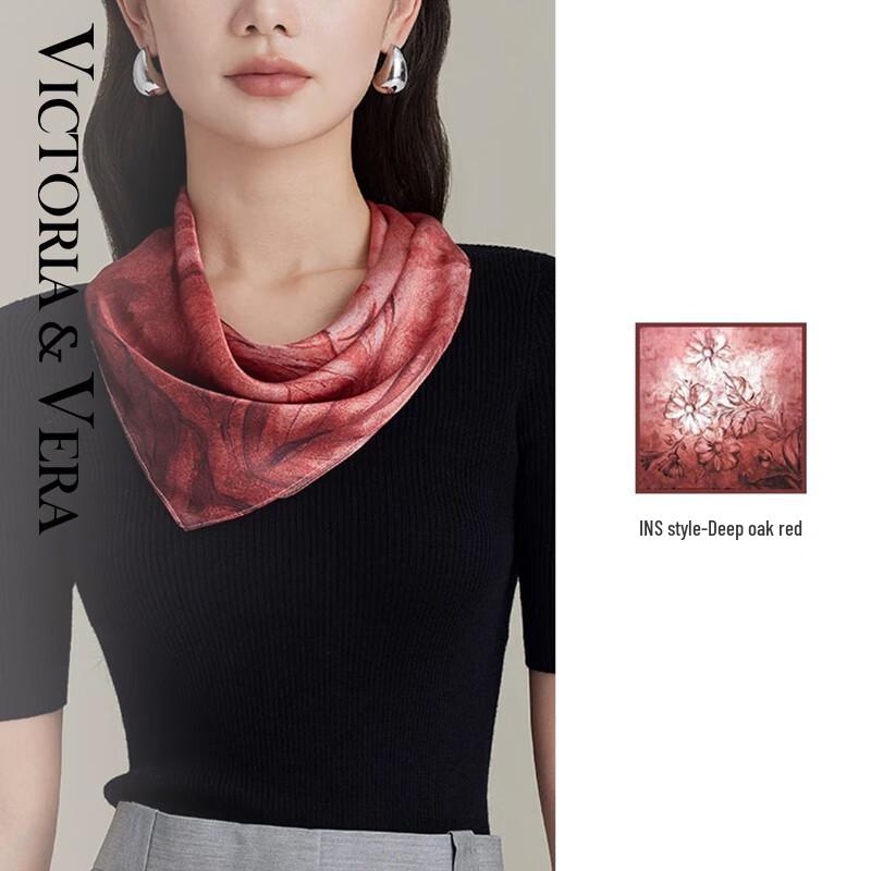 VICTORIA&VERA Spring/Summer Mulberry Silk Printed Scarf