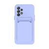 Custodia Porta Carte Morbida in Silicone Per Samsung Galaxy S24 S23 S22 S21 S20 Plus FE Note 20 Ultra A51 A71 A54 Tasca Portafoglio Cover Posteriore