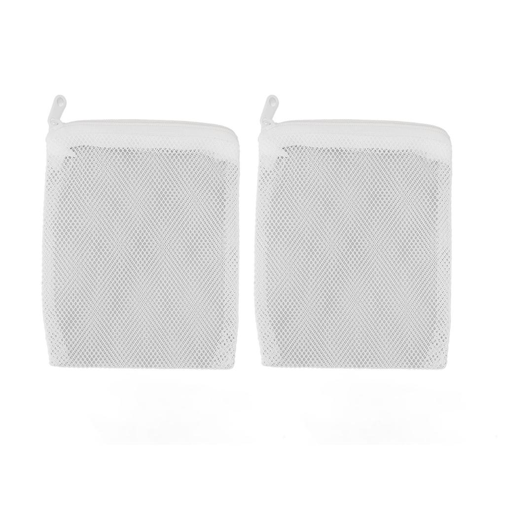 10pcs Aquarium Filter Media Bags Multipurpose Reusable Fine Mesh Filter Media Bags with Zipper for Filter Media