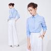 Navigare Women's 100% Cotton Solid Long-Sleeve Shirt