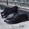 Mode Echtes Leder Herren Freizeitschuhe Handgefertigt Herren Schnürschuhe Outdoor Sneaker Freizeitspaziergang Oxford Schuhe Schlichte Brogue Flats