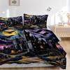 3pcs Castle Night Raven Duvet Cover Set, Soft Comfortable Duvet Cover,Guest Room (1*Duvet Cover + 2*Pillowcase, Without Core) yy251104146