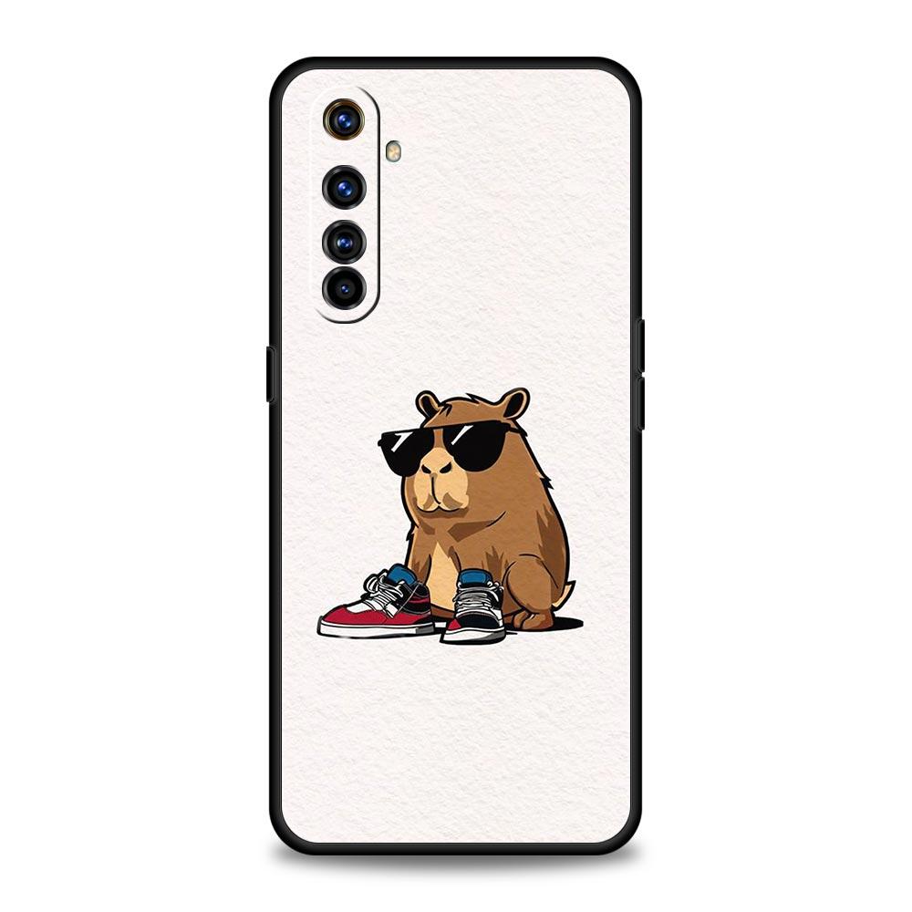 

Cartoon Capybara Phone Case For Realme 11 10 9 8 5G 7 6 GT2 Pro Plus C21 C11 C25 C35 For Realme GT Neo 2 3 3T Silicone Cover Realme GT2 Pro