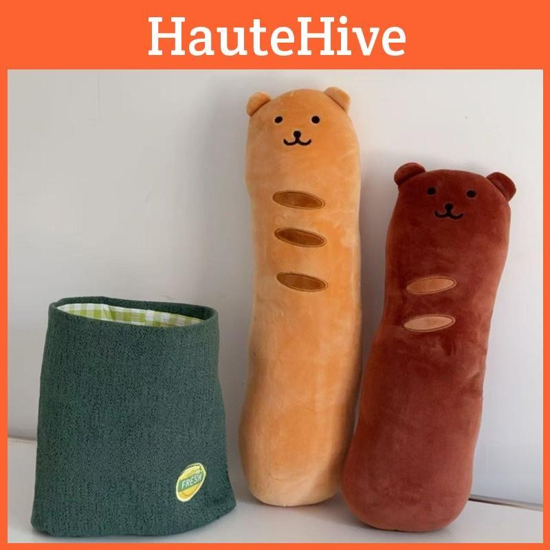 Bear Dharma Stick Cartoon Food Stuffed Cushion Living Room Decor Nap Support