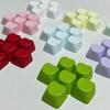 10PCS Heart Shape Keycaps 1U Layout Ergonomic PBT Construction for Mechanical Keyboards