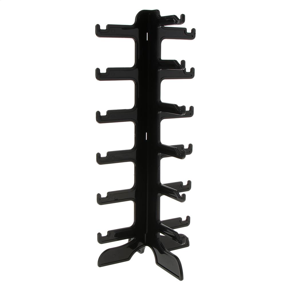 Sunglasses Display Rack with Six Pair Holder Plastic Accessory Display Stand for Bracelet Necklace Jewelry