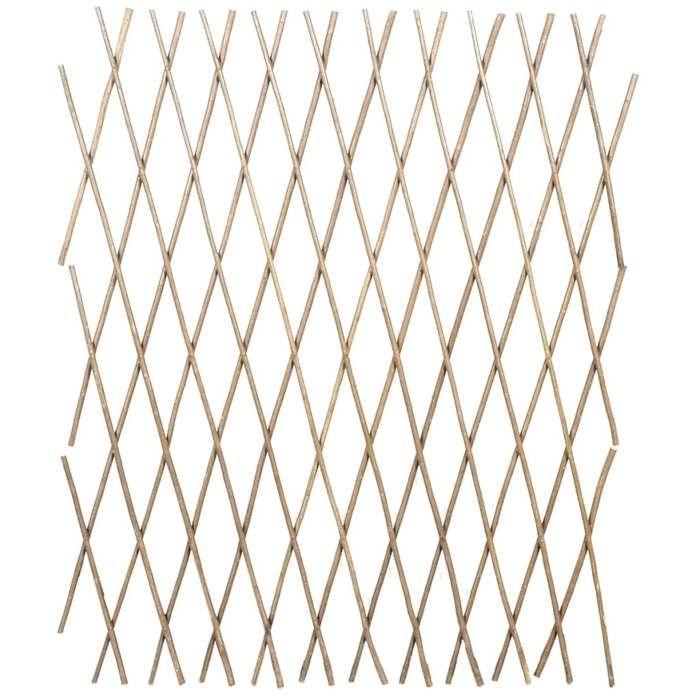 VidaXL Wicker Trellis Fence Wire Mesh Climbing Plants Rose Bushes Garden 140395