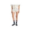 adidas Knitted Crochet Shorts Off White Women Bottoms KC6477
