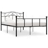 Black Metal Bed Frame 120 x 200 cm