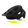 Mountain Bike Helmet Half Helmet for Cycling Road Trail with Visor Compatible MX Goggles Cool Fiber Padding Black M(54