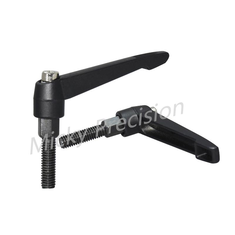 1Pcs  Adjustable Handle Clamp Levers Thread Knob M4 M5 M6 M8 M10 Length 10-50mm
