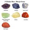 Reiki Kristallprodukte Natürliche 7 Chakra Roh, Roher Stein, 7 Chakra Rohe Steine, Reiki Steine Edelsteine.