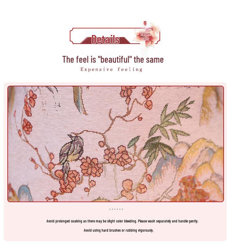 Girls' Winter Hanfu Cheongsam: Fleece-Lined Cotton Dress for Baby's First Birthday