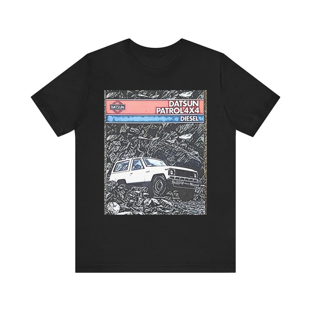 

Datsun Patrol Car Art Graphic Print Crewneck Unisex Short Sleeve Tee Shirt Gift 2XL