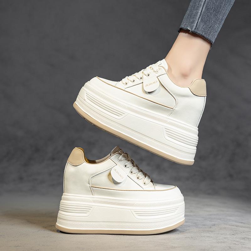 Casual shoes 2026 Spring and Autumn new women's shoes  sponge cake thick soled women's shoes