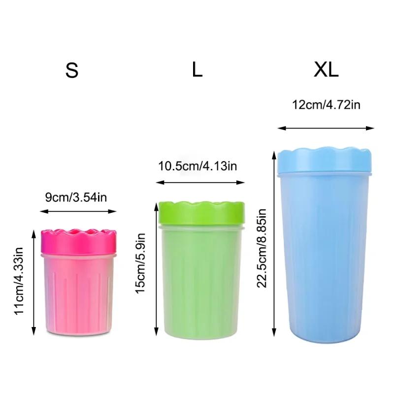 Soft Silicone Dog Paw Cleaner Pet Paw Cleaning Cup Portable Outdoor Dog Paw Washer Quick Cleaning For SmallMedium,And Large Dogs