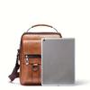 Brand Men Shoulder Bag For 9.7" Ipad Men PU Leather Flaps Men's Crossbody Bags Business Flap Male Solid Messenger Bag Travel Bag