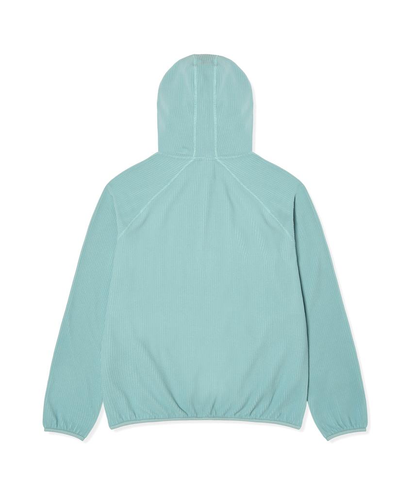 CHAMPION Waffle Fleece High-Neck Hoodie Green