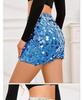 Sexy High Waist Sequined Dance Skirt