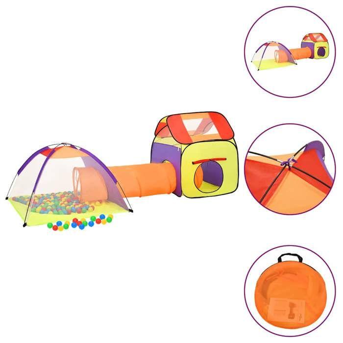 93675 vidaXL Tente de jeu pour enfants Multicolore 338x123x111 cm
