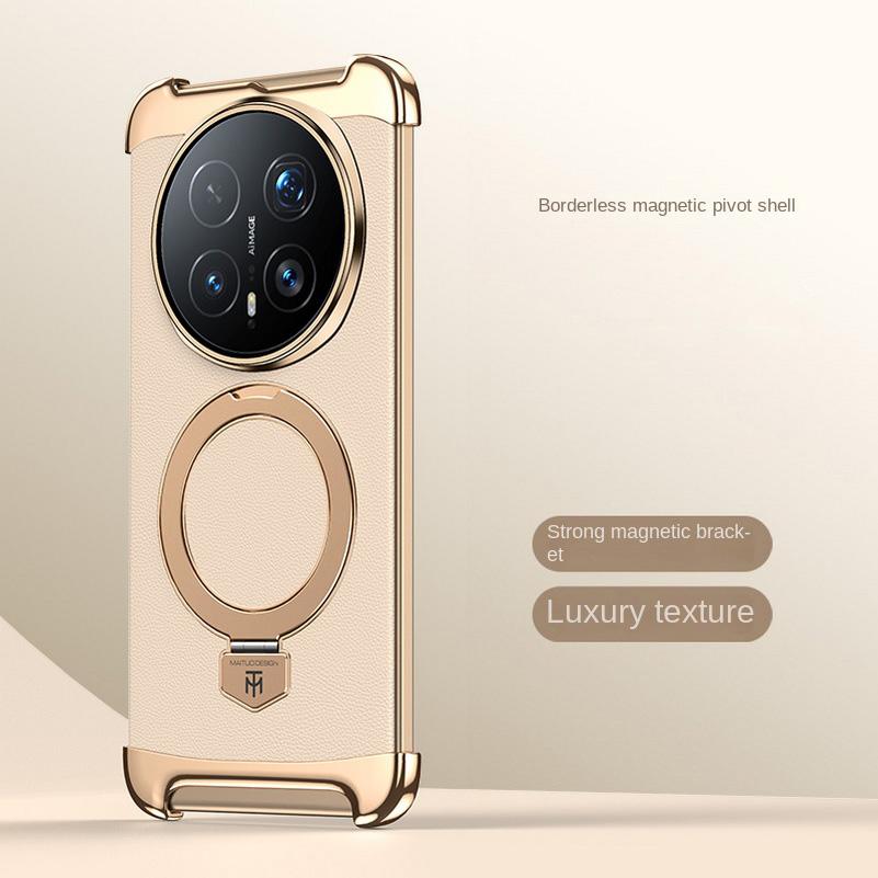 

Bezelless plating plain skin metal rotating magnetic ring holder Case For Honor Magic 8 Pro magic 8 7 Pro honor X9d Slim Cover Honor Magic8 Pro