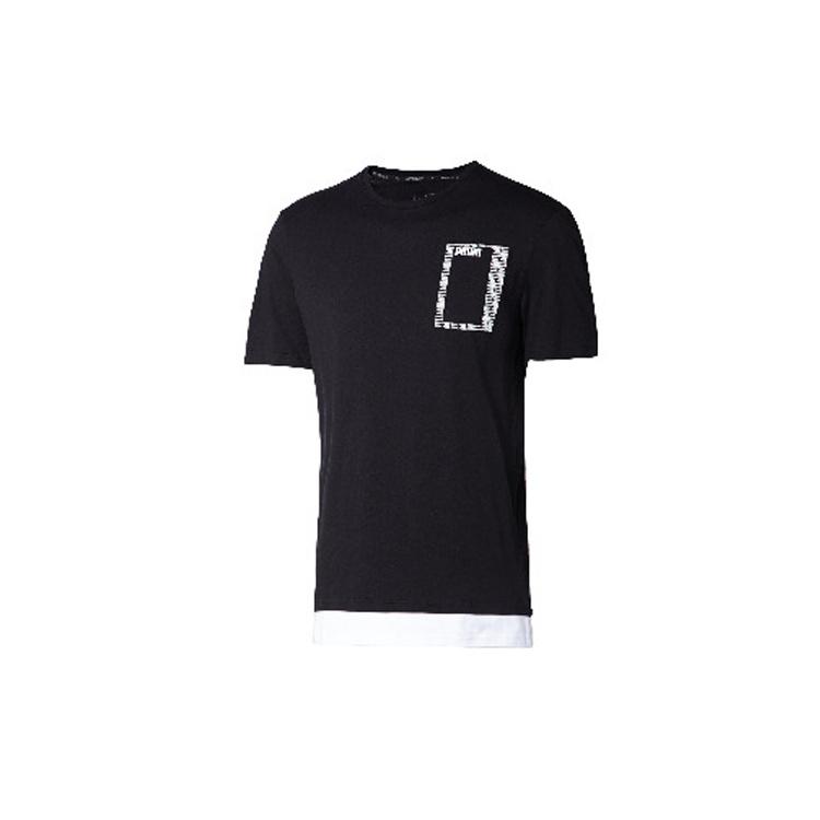 PUMA Logo Short Sleeve Summer Rebel Black Men s 853172-01 XL