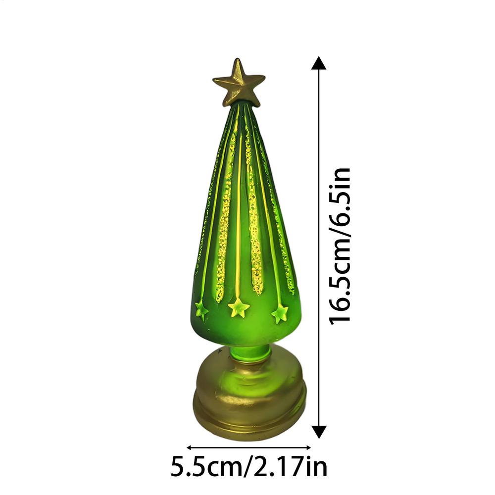 Light up Tree Christmas Decorations Christmas Tree Table Centerpieces Table Top Home Decor Party Decorations for Bookshelf