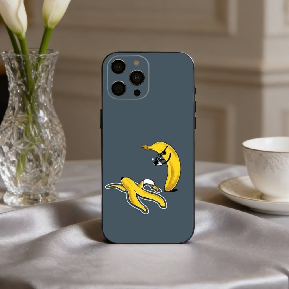 F-Funny Food Fancy art Phone Case For iPhone 17,16,15,14,13,12,11 Plus,Pro Max,XS,Soft Silicone Black Cover