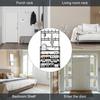 Free Standing Large Capacity Shoes Rack Multiple Hooks Strong Load-bearing 5 Tiers Hat Coat Shoes Storage Stand