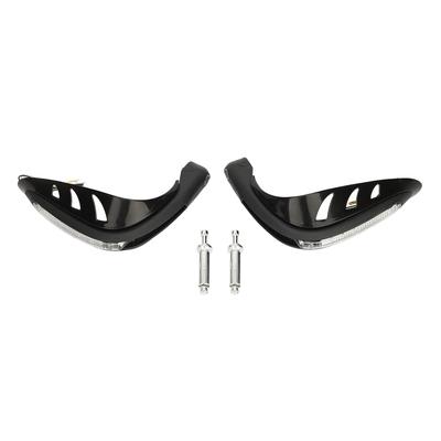 2 szt. Motocyklowe osłony dłoni 22 mm ze stopu aluminium białe światło ochraniacze dłoni do motocykla terenowego skutera