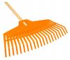 Plastic Garden Rake for Leaves with a 166 Cm Handle